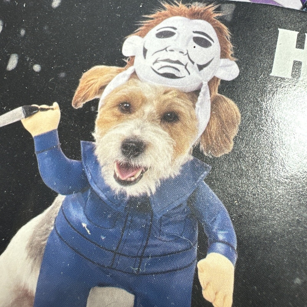 Michael Myers Halloween Walking Pet Costume Small Dog Cat Jumpsuit